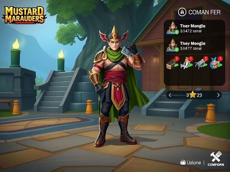 Mustard Marauders Champion X character selection screen